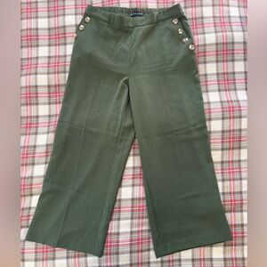 Jules & Leopold Olive Green Trousers